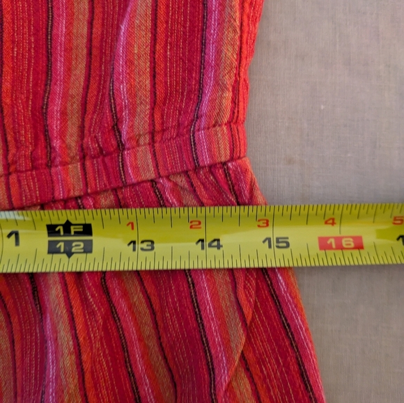 DREW Striped Romper Sleeveless Wide leg M - Picture 5 of 8